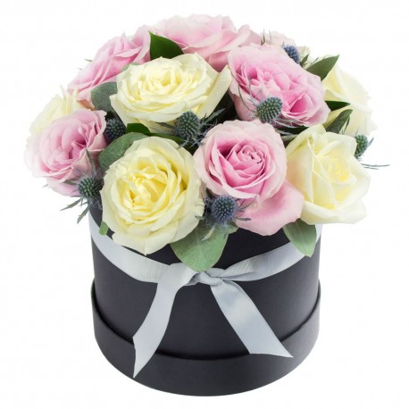 Grace Hat Box Arrangment