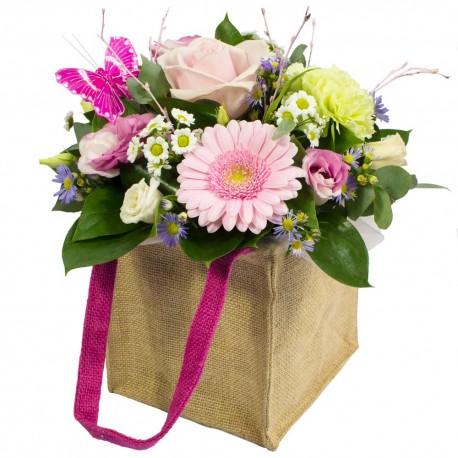 Hugs and Kisses - Arrangement in a bag.