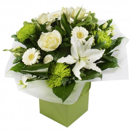 One In a Million - Hand Tied Aqua Pack Bouquet