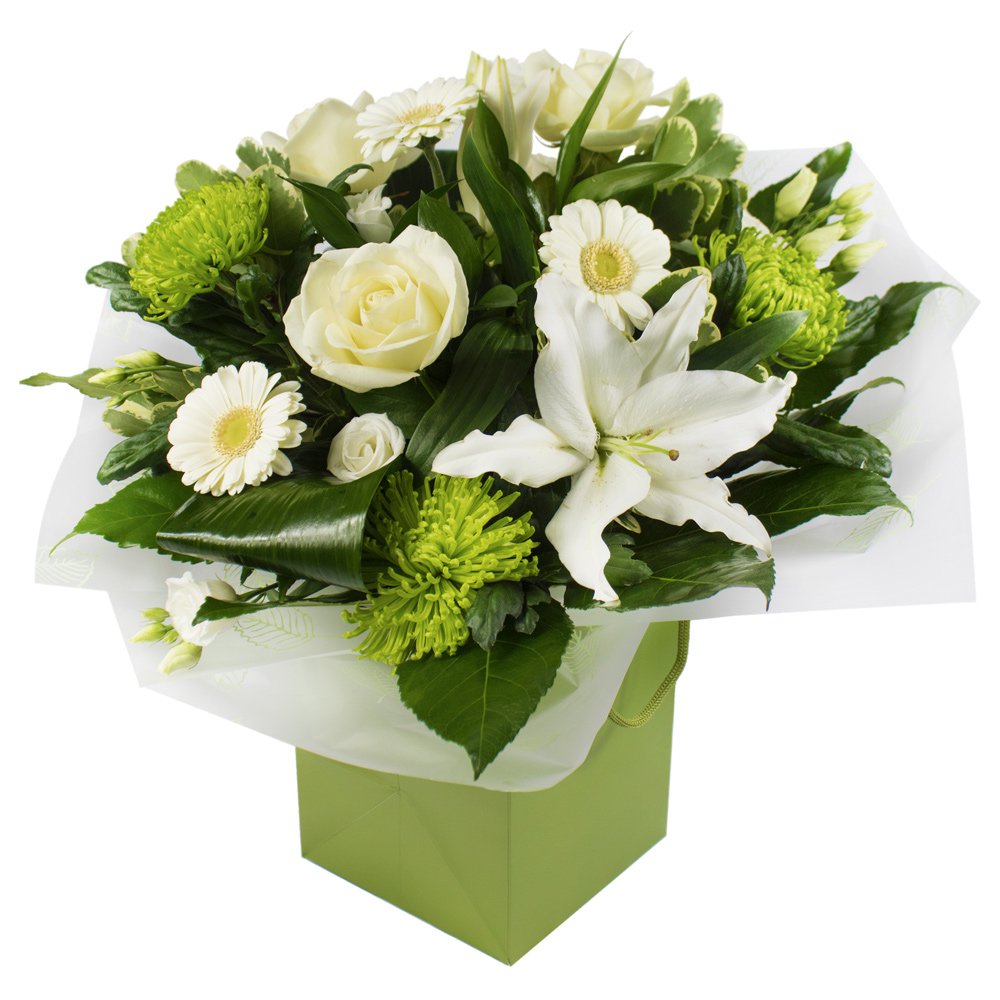 One In a Million - Hand Tied Aqua Pack Bouquet